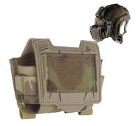 Étui pour Batterie NVG Et Pochette pour Contrepoids, Accessoires pour Casque Tactique Mich Fast, Sac Rangement Multifonctionnel À Crochets Et Boucles pour La Chasse, Le Tir Et Le Cosplay(CP)
