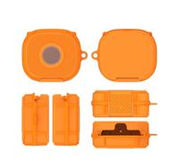 Étui pour Beats Powerbeats Fit, étui de Protection en TPU pour écouteurs, étui Antichoc et Anti-poussière (Orange)