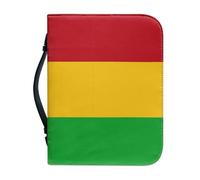 Étui Pour Bible Avec Motif Drapeau Du Mali En Pu Pour Hommes Et Femmes Avec Poignée Grande Capacité Protection Et Accessoire D'Étude Pour Bible Cadeau Idéal