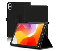 Étui pour Blackview Link 2 8.68 Pouces, Blackview Link 2 Coque Tablette, Housse de Protection avec Support Pliable, Porte-Crayon et Dragonne, Protection Totale. (Noir)