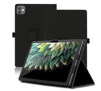 Étui pour Blackview Link 8 12.7 Pouces, Blackview Link 8 Coque Tablette, Housse de Protection avec Support Pliable, Porte-Crayon et Dragonne, Protection Totale. (Noir)