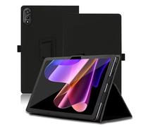 Étui pour Blackview Mega 2 12 Pouces, Blackview Mega 2 WiFi Coque Tablette, Housse de Protection avec Support Pliable, Porte-Crayon et Dragonne, Protection Totale. (Noir)