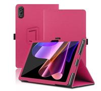 Étui pour Blackview Mega 2 12 Pouces, Blackview Mega 2 WiFi Coque Tablette, Housse de Protection avec Support Pliable, Porte-Crayon et Dragonne, Protection Totale. (Rouge)