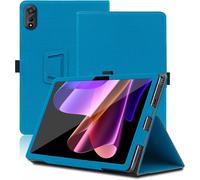 Étui Pour Blackview Mega 2 12 Pouces,Blackview Mega 2 Wifi Coque Tablette,Housse De Protection Avec Support Pliable,Porte-Crayon Et Dragonne,Protection Totale. (Bleu Clair)