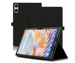 Étui pour Blackview Mega 3 12.1 Pouces, Blackview Mega 3 Coque Tablette, Housse de Protection avec Support Pliable, Porte-Crayon et Dragonne, Protection Totale. (Noir)