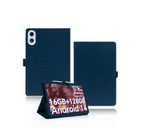 Étui pour Blackview OSCAL Elite 1 Tablette 12 Pouces, yystao PU Cuir Housse de Protection Compatible avec Blackview OSCAL Elite 1 - Dragonne, Design Peau Texture Complète, Bleu