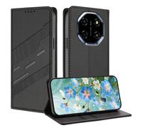 Etui Pour Blackview Shark 6 TPU housse de protection antichoc en cuir avec Fermeture magnétique invisible - Noir