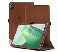 Étui pour Blackview Tab 9 WiFi 11 Pouces, Blackview Tab 9 WiFi Coque Tablette, Housse de Protection avec Support Pliable, Porte-Crayon et Dragonne, Protection Totale. (Marron)