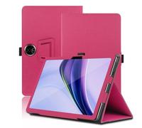 Étui pour Blackview Zeno 5 11 Pouces, Blackview Zeno 5 Coque Tablette, Housse de Protection avec Support Pliable, Porte-Crayon et Dragonne, Protection Totale. (Rouge)