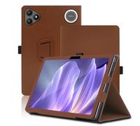 Étui pour Blackview Zeno 6 Pro Tablette 11 Pouces.(Marron) | Support pliable, porte-stylo, protection complète