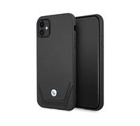 Étui pour BMW iPhone 11 / XR, Noir - Cuir perforé