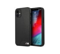 Étui pour BMW iPhone 12 Mini, Noir - Similicuir lisse