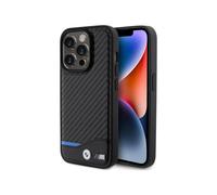 BMW BMHCP15L22NBCK Apple iPhone 15 Pro Cuir Carbone noir