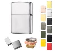 Étui pour Briquet Compatible avec Zippo,sans Insert Couvercle Métallique pour Briquet avec Zippo,Étanche au Vent et à l'eau Étui Métallique#7