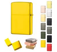 Étui pour Briquet Compatible avec Zippo,sans Insert Couvercle Métallique pour Briquet avec Zippo,Étanche au Vent et à l'eau Étui Métallique#9