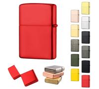 Étui pour Briquet Compatible avec Zippo,sans Insert Couvercle Métallique pour Briquet avec Zippo,Étanche au Vent et à l'eau Étui Métallique#2