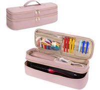 Étui Pour Brosse Seche Cheveux Compatible Avec Steampod Et Revlon Volumiser Et Styler,Sac De Rangement Pour Brosse Électriques Et Soufflante,Rose