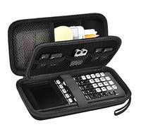 Étui pour calculatrice graphique Texas Instruments TI-84 Plus CE - Convient également pour TI-83 Plus/Casio fx-9750GII, grande capacité pour stylos, câbles et autres accessoires (noir)