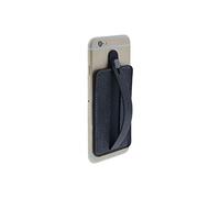 - Etui pour carte de crédit pour smartphone, avec dragonne, noir