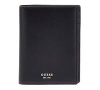 Étui pour carte d'identité - GUESS - Passport Holder - Cuir 100% - Noir - Mixte