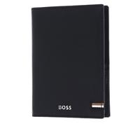 Étui pour carte d'identité - HUGO BOSS - Iconic Passport Case - Cuir de vache - Protection RFID - Noir