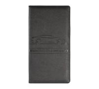 Étui pour carte grise et assurance - Organiseur de documents en cuir haut de gamme, boîte à gants, pochette de rangement pour documents de véhicule | Étui compact avec pochettes transparentes pour inf