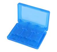 Etui pour Carte mémoire de Jeu, 28 en 1 Etui pour Carte de Jeu en Plastique PP Boîte de Rangement pour Carte de Jeu 3DS DSL DSI LL(Bleu)