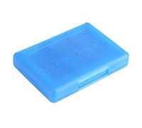 Étui pour Carte mémoire de Jeu, boîte de Rangement de Cartouche de Support de Carte de Jeu en Plastique PP 28 en 1 pour Nintendo 3DS DSL DSI LL(Bleu)