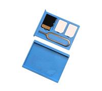 Étui pour carte mémoire, portable résistant aux chocs - Rangement Étui étanche à la poussière pour, Carte mémoire Femmes Hommes Voyageurs, Les Suédois d'outre-mer Les passionnés de technologie Voyage