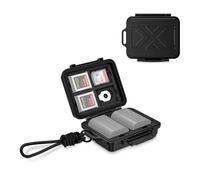 Étui pour carte mémoire pour appareil photo, boîte de rangement pour 2 batteries, porte-cartes multi SD pour 3 SD, 4 CFB/XQD
