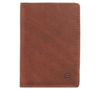 Étui pour cartes de crédit Esquire Dallas - Protection RFID - Cuir - 7.5 cm - Braun