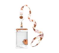 Étui pour cartes de dessin animé et cordon de serrage, étui de protection pour cartes d'identité avec bobine de badge rétractable et pochette à ressort