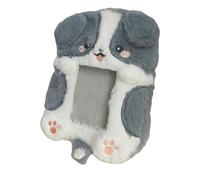 Étui pour cartes de dessin animé - Housse de protection pour carte photo - Pour sac, sac à main, porte-monnaie, porte-clés, Éleveur de frontière