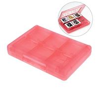 Etui pour Cartes de Jeu 28-en-1 Compatible 3DS / 3DS / DSi / DSi XL / DSi LL / DS / DS Lite Boîte de Rangement pour Cartouches de Jeu (Pink)