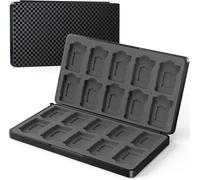 Étui pour Cartes de Jeu Nintendo Switch 2/1,Lite,OLED-Porte-Cartes avec 20 Emplacements pour Jeux et 20 pour Micro SD,Fermeture Magnétique,Coque Rigide et Doublure en Silicone Souple.[K43]