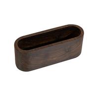 Étui pour Cartes de Visite Boîte à cartes de visite en bois de hêtre et noyer noir Boîte de rangement de bureau en bois massif Porte-cartes de visite for bureau d'affaires Porte-cartes de visite Porte