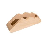 Étui pour Cartes de Visite Boîte à cartes de visite en bois de hêtre et noyer noir Boîte de rangement de bureau en bois massif Porte-cartes de visite for bureau d'affaires Porte-cartes de visite Porte