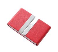 Étui pour Cartes de Visite Créateur de cartes de visite for hommes Créateur Classe de carte de visite en métal en acier inoxydable grande capacité Business Leather Card Card de carte de visite Porte-c