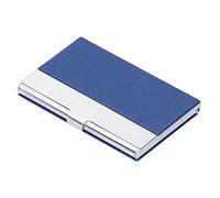 Étui pour Cartes de Visite, étui Multi-Cartes en Acier Inoxydable, Porte-Cartes de Crédit, étui/Porte-Cartes D'identité pour Cartes de Crédit pour Hommes et Femmes d'affaires(Bleu)