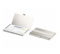 Etui pour cartes - PEARL - Ultrafin - Acier inoxydable - RFID - Lot de 2