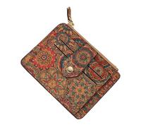 Étui pour cartes pour femme - Porte-cartes pour femme - Porte-cartes vintage pour femme - Porte-cartes - Petit portefeuille pour femme - Marron - Fin - Pour permis de conduire, carte d'identité