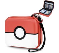 Étui pour Cartes TCG für Pokémon Carte,Red Pokeball,Boîte de Rangement Peut,Cadeau pour garçon ou fille