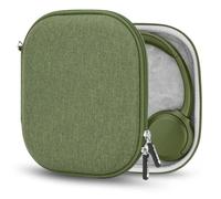 Étui pour Casque Audio Geekria Shield Compatible avec JBL Tune 510BT, Sony WH-CH520, Soundcore H30i - Housse Rigide de Voyage avec Rangement des câbles (Vert)