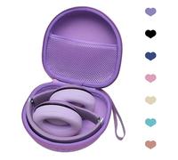 Étui pour casque d'écoute Beats/JBL/TOZO/BERIBES/KVIDIO sans fil Bluetooth avec suppression du bruit - Coque rigide de transport de voyage, violet
