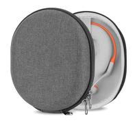 Étui pour Casque Geekria Shield Compatible avec AfterShokz OpenRun Mini, Air, OpenRun Pro 2 Mini, OpenComm, OpenMove - étui de Voyage Rigide avec Rangement des câbles (Gris foncé)