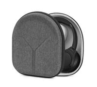 Étui pour Casque Geekria Shield Compatible avec Anker Soundcore Life Q30/Q20, Q11i, Space Q45, Housse de Transport Rigide de Remplacement avec Rangement pour câble (Gris Clair)