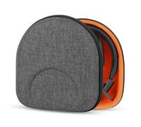 Étui pour Casque Geekria Shield Compatible avec JLab Go Lux ANC, Audio Neon Folding et Audio Studio Pro, Sac de Transport Rigide (Gris foncé)