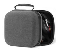 Étui pour Casque Geekria Shield Compatible avec Sennheiser GSP 600, HD 800 S, HD 660s2 - Valise de Voyage Rigide de Remplacement avec Rangement des câbles (Gris foncé)
