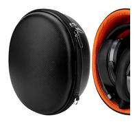 Étui pour Casque Geekria Shield Compatible avec Sennheiser PXC 550-II, HD 450BT, Momentum 3 Wireless, HD 458BT : Sac de Voyage Rigide de Remplacement avec Rangement câble (Noir)