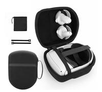 Étui pour casque VR Oculus/Meta Quest 2/Pico 4, compatible avec la sangle Elite et d'autres accessoires, étui de transport rigide tout-en-un